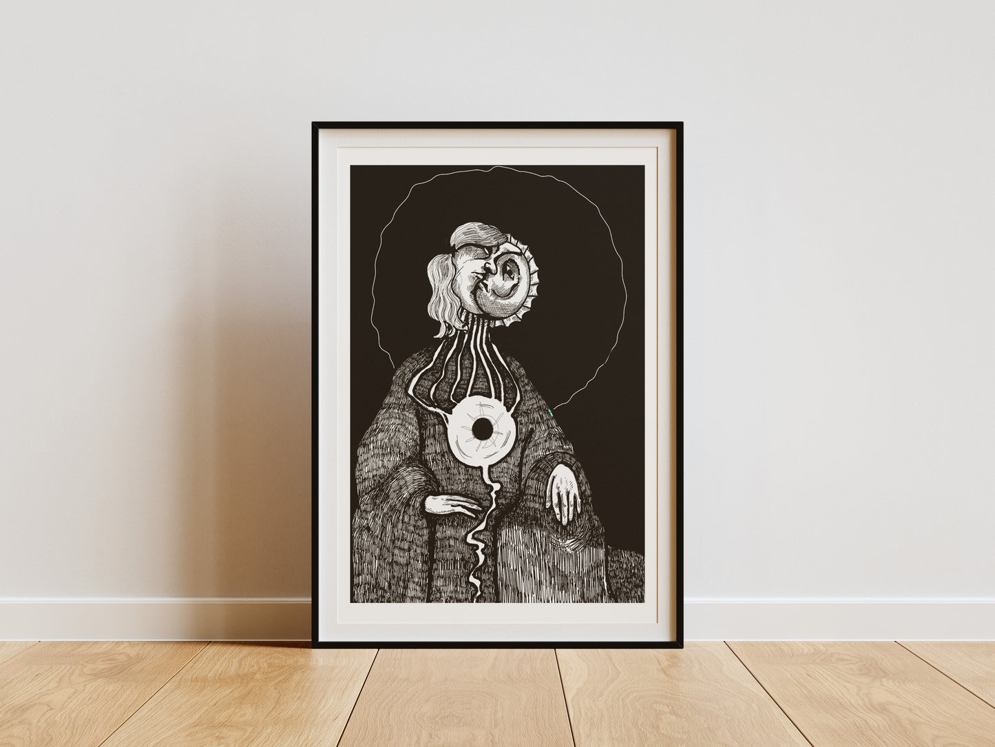 Print Comic Pluton Black 72x96cm