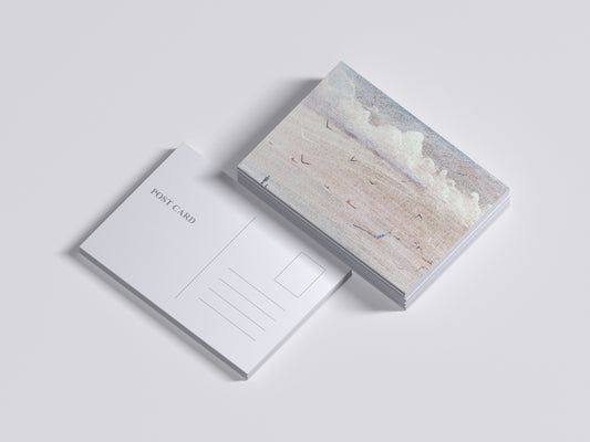 Print Nature Landscape Sky Birds Paint 60x50cm