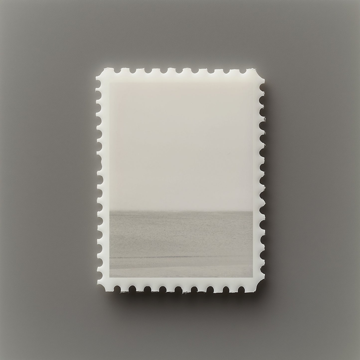 Print Nature Sea Grey Photography 28x45cm