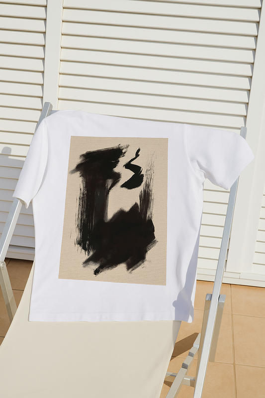 Print Abstract Big Brushstroke Two Paint 60x80cm