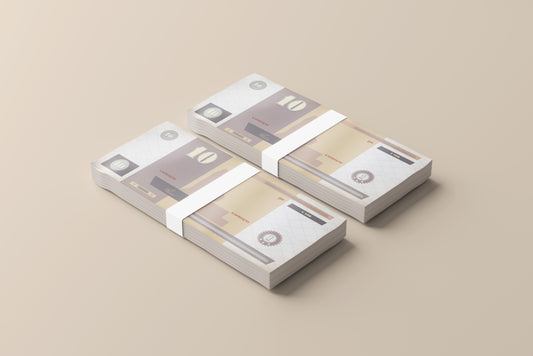 Prop Banknotes Bill Of Ten 14.6x6.2cm