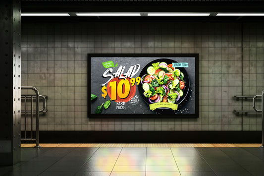 Sign Advertisement Salad 331x192cm