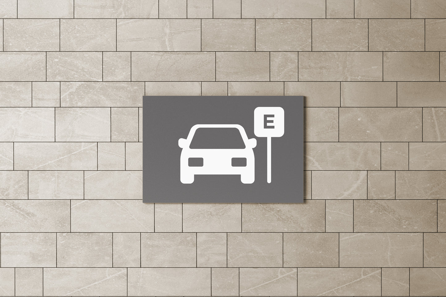 Print Hotel Sign Parking 36.5x22.5cm