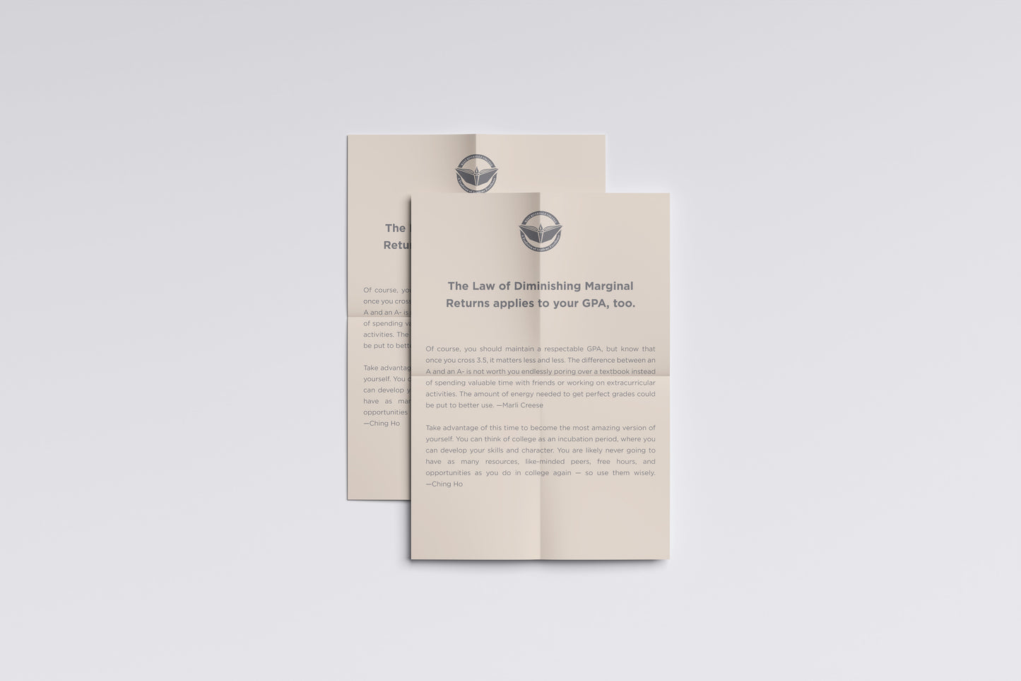 Print School Advice GPA 21.5x27.9cm