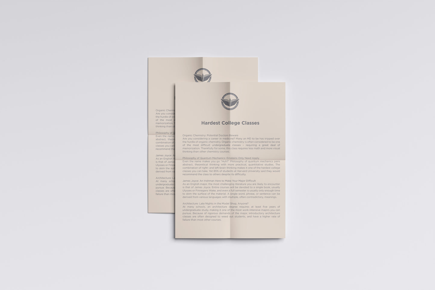 Print School Advice Hard Classes 21.5x27.9cm