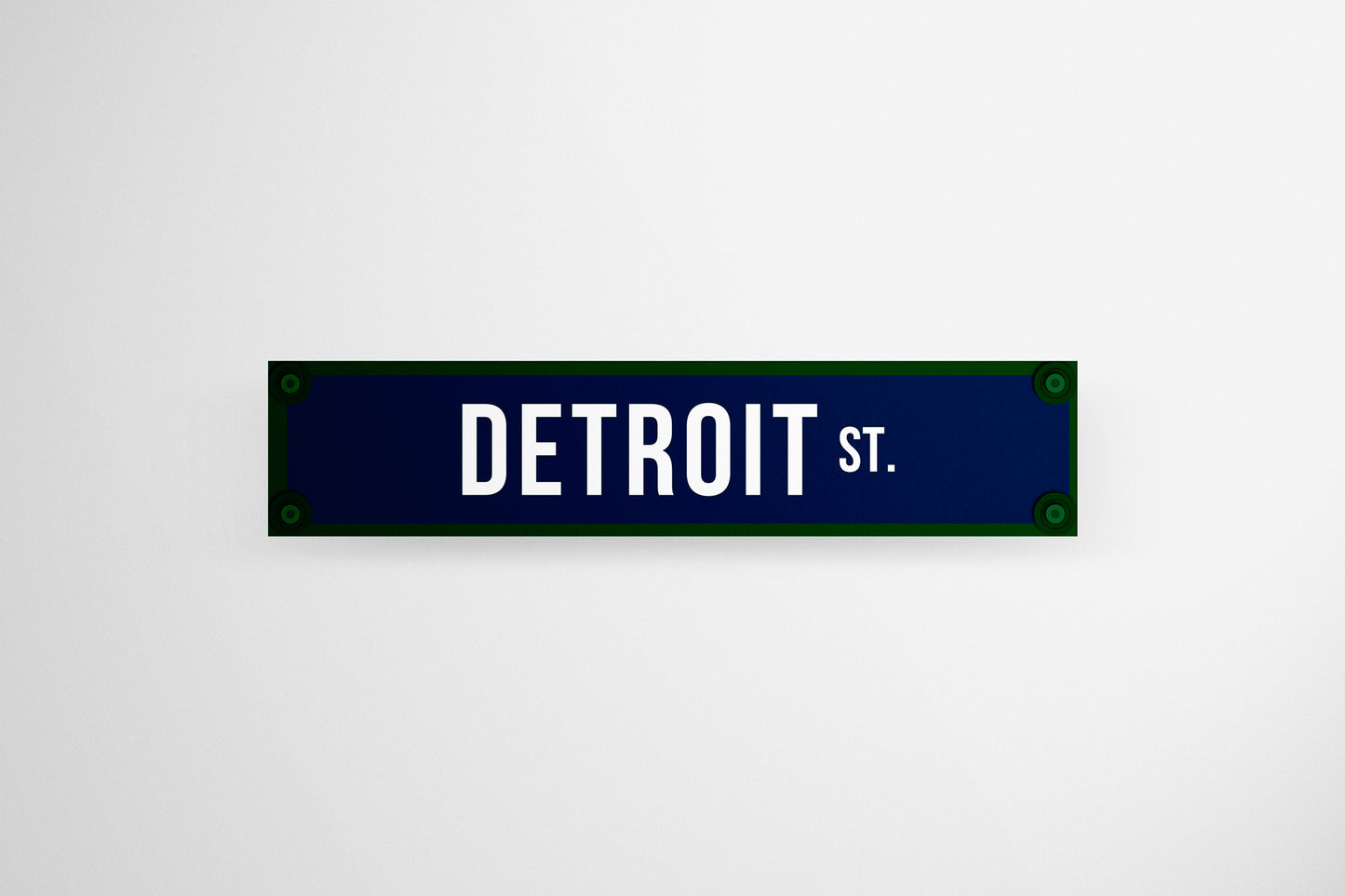 Sign Urban Detroit Street 90x19.5cm