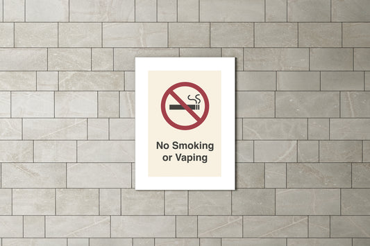 Sign No Smoking 60x80cm