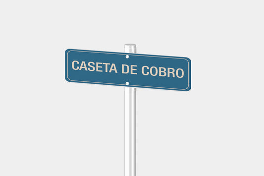 Sign Urban Caseta Cobro 9.9x3.3cm