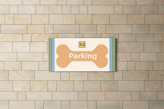 Urban Sign Parking Dog 40x20cm