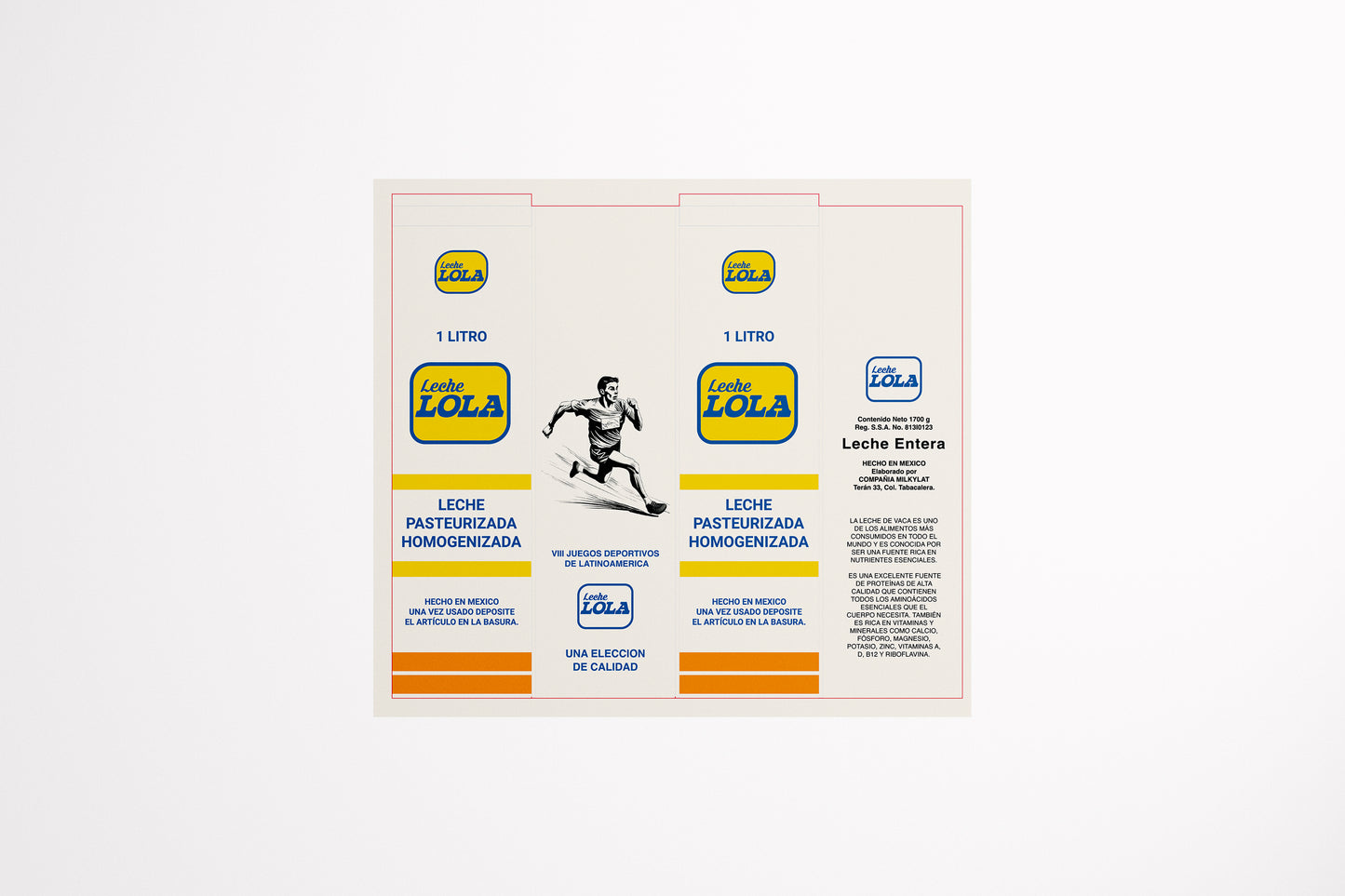 Packaging Beverage Leche Lola 30x27cm