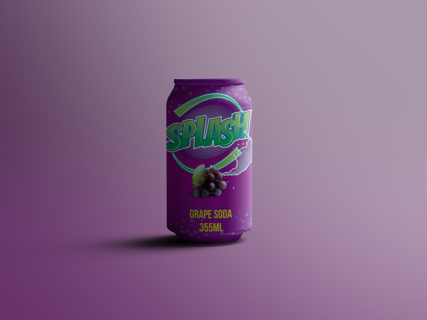 Packaging Beverage Soda Grape 19x10cm