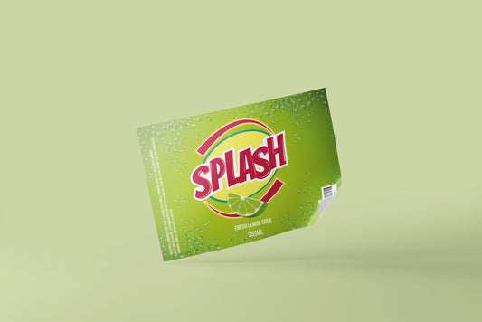 Packaging Beverage Soda Splash Red V2 15x10cm