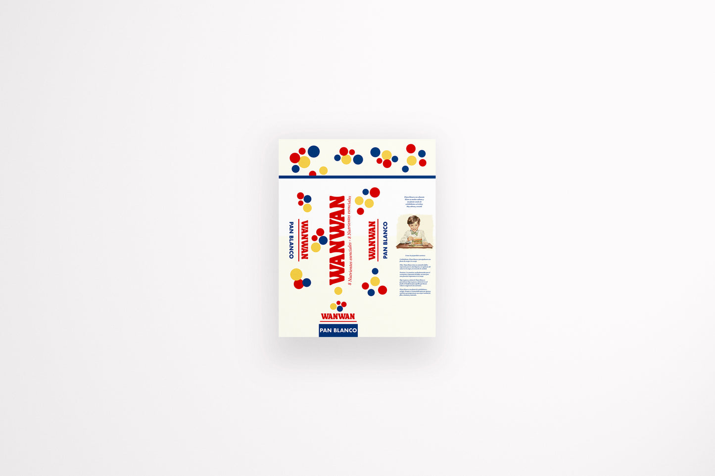 Packaging Food Pan Blanco Wan Wan 42.4x53.4cm