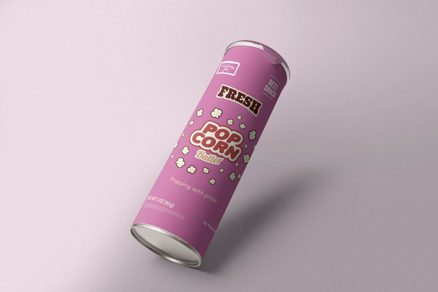 Packaging Food Popcorn Butter 29x25.5cm