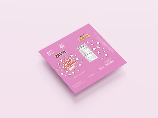 Packaging Food Popcorn Butter 29x25.5cm