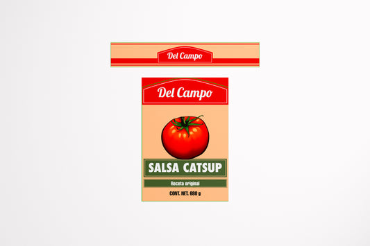 Packaging Food Salsa Catsup Del Campo 7x10cm