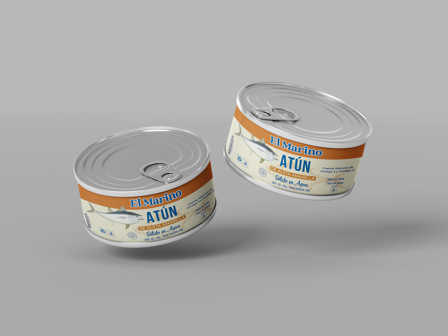 Packaging Pet Food Tuna Orange Cat Can-8.5x3.4cm