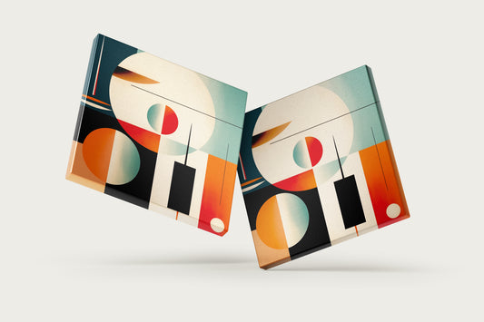 Print Abstract Geometry Gradient Retro 60x60cm