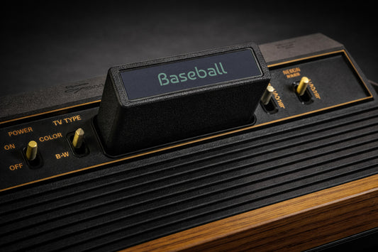 Print Atari Video Game Sticker Baseball 7x10