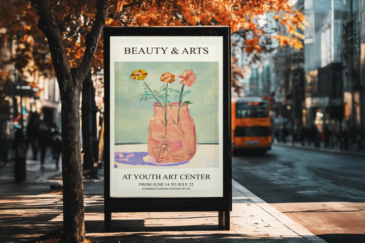 Print Beauty & Arts Art Center Advertisement 56x94cm