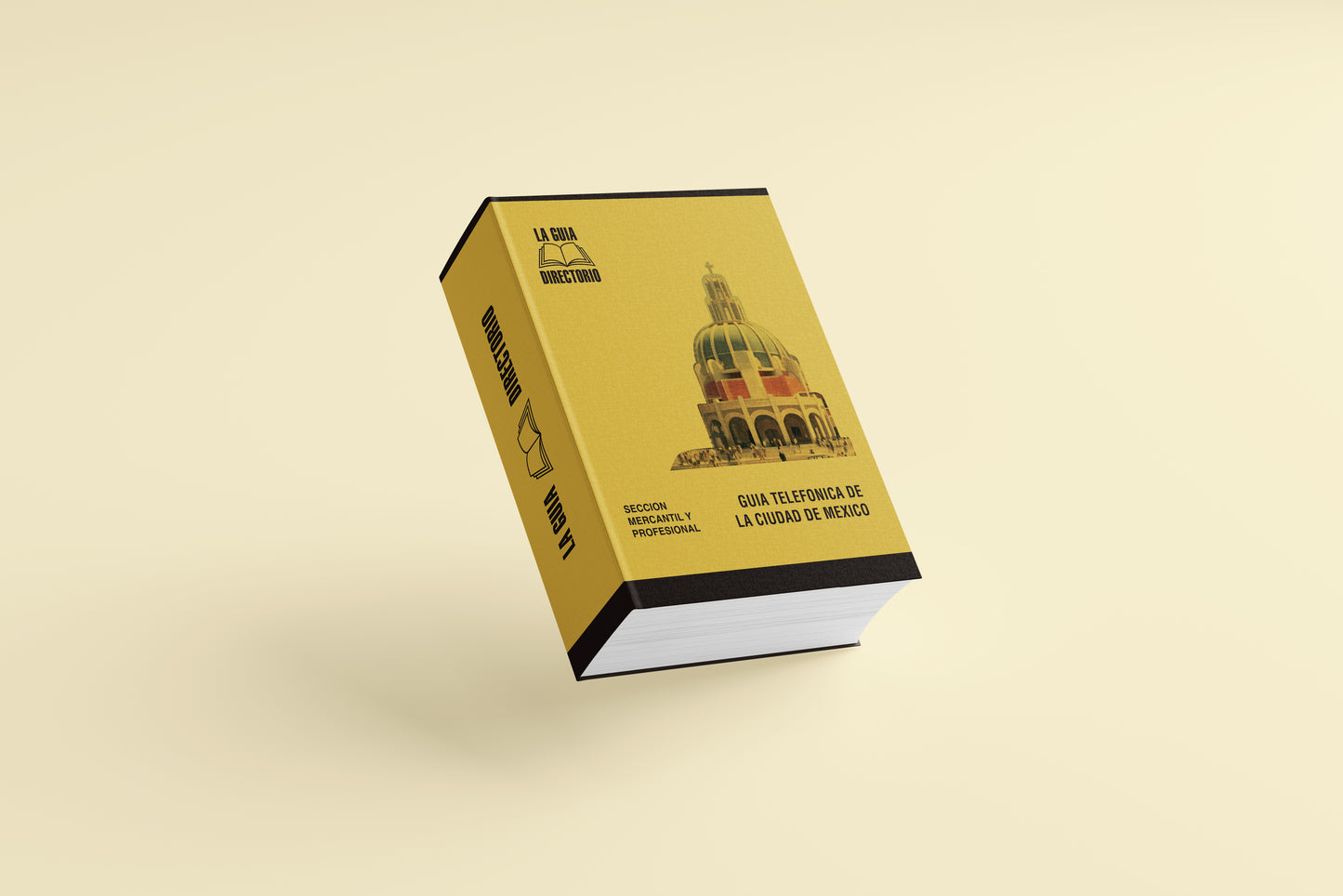 Print Book Cover Guía Amarilla Directorio V3 62.2x27.5cm