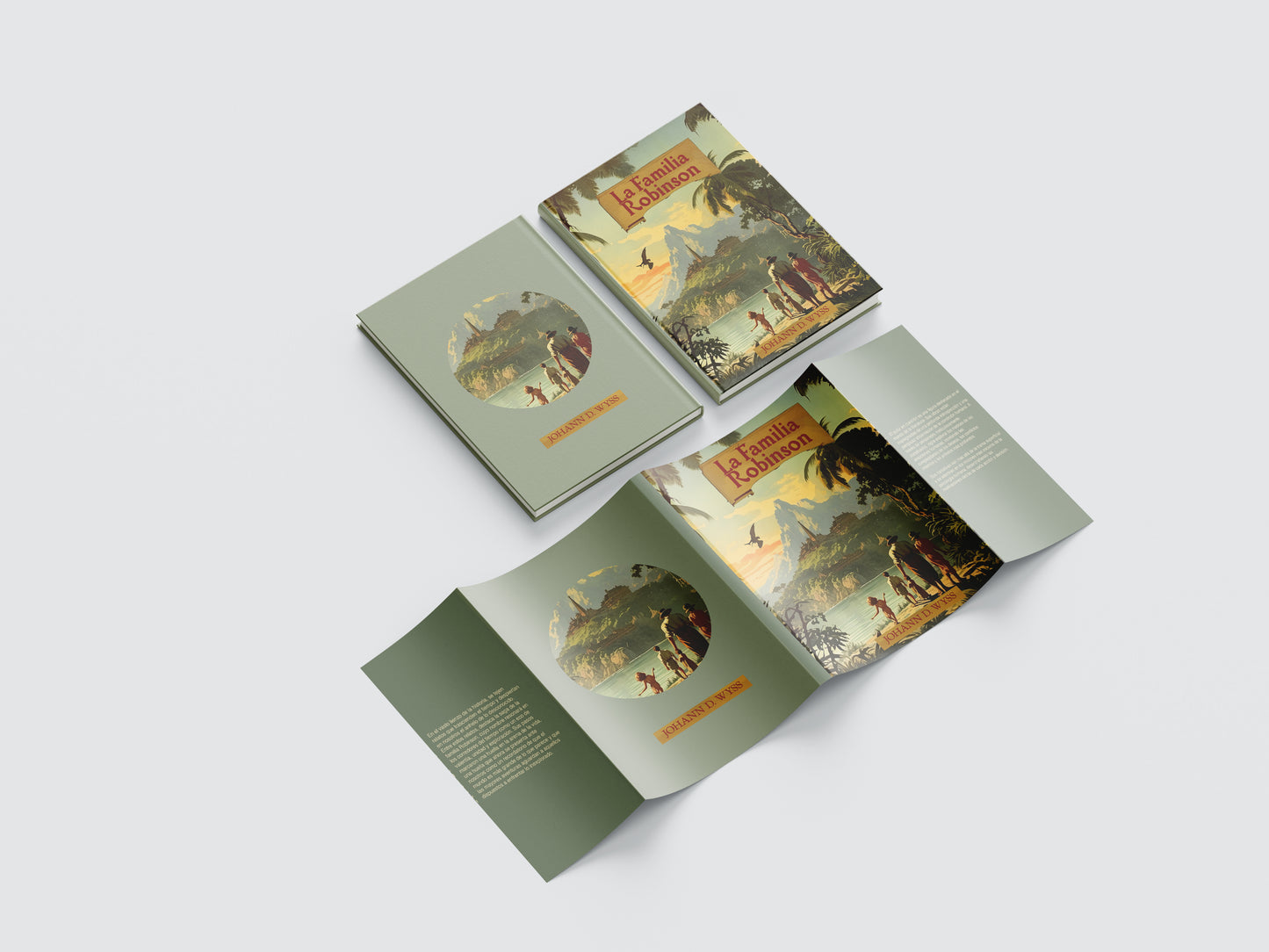 Print Book Familia Robinson 57.5x23.4cm
