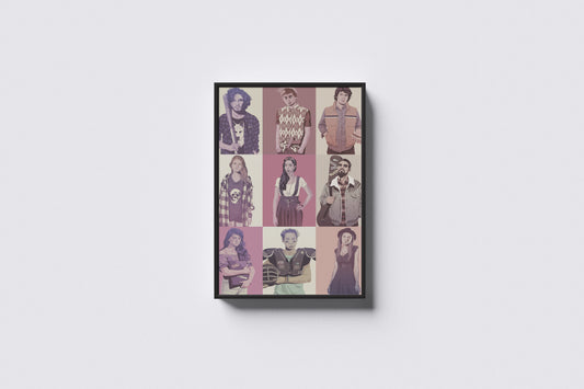 Print GOT School Retro 60x90cm