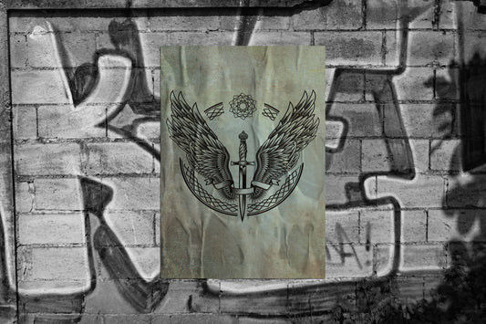 Print Urban Wings 60x90cm