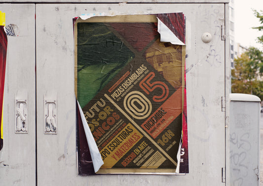 Print Urban Kitsch Advertisement Expo Esculturas Y Materiales 60x90cm