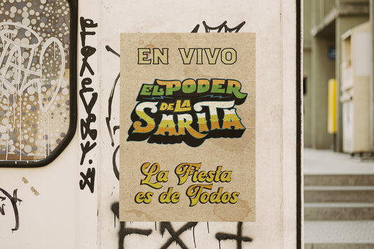 Print Urban Kitsch Advertisement Sarita 60x90cm