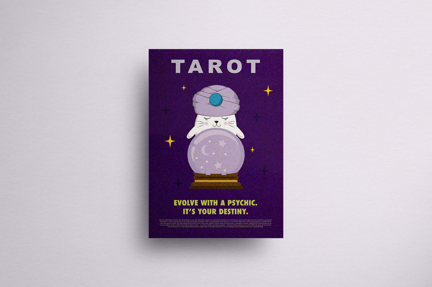 Print Urban Magic Tarot Retro 60x90cm