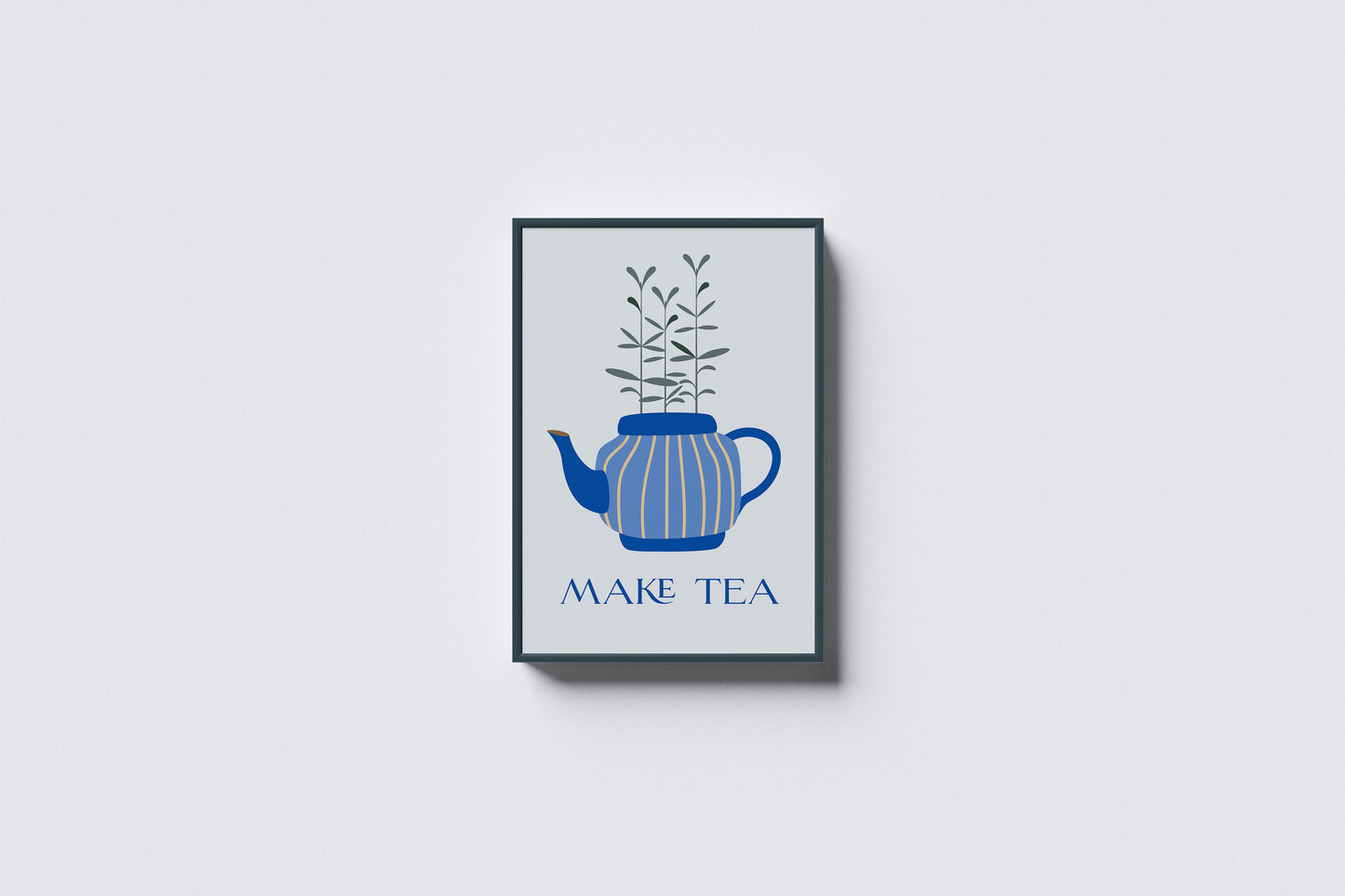 Print Food MakeTea Illustration 60x90cm