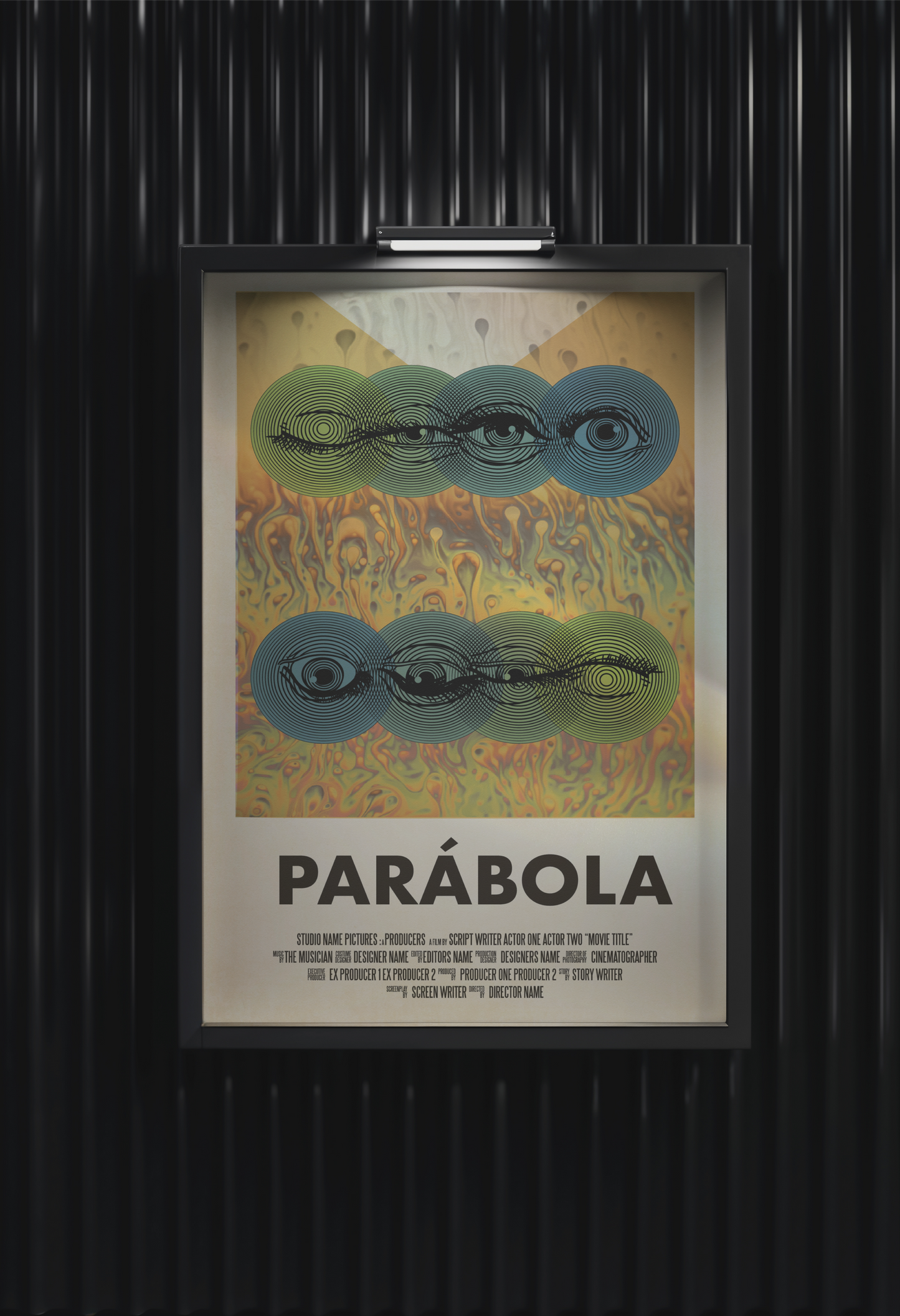 Print Cinematic Poster Parábola Retro Advertisement 60x90cm