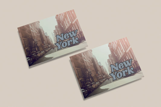 Print Postcard NewYork Vintage 15x10cm