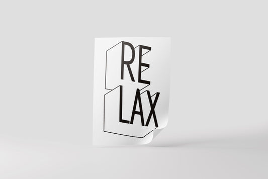 Print Relax Minimalist 21.5x35.5cm