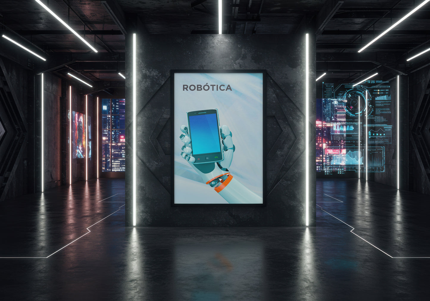 Print Technology Robotics Advertisement 53x79cm