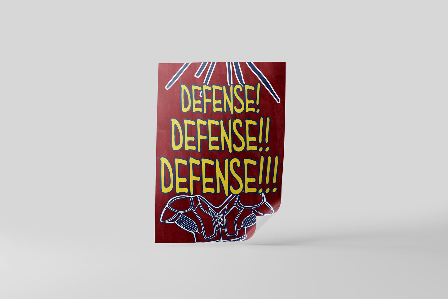 Print Sports Football Banner Advertisement 60x90cm