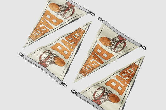 Print Sports Pennant Basketball 62x24cm