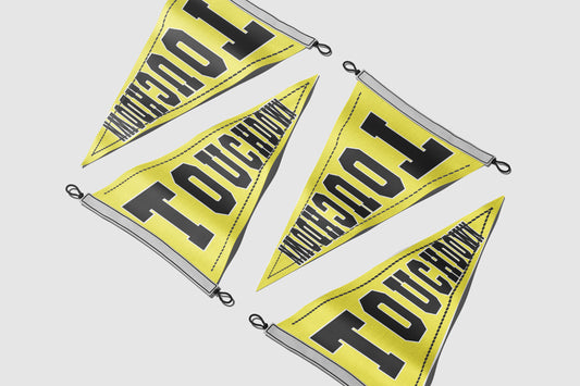 Print Sports Pennant Touchdown 62x24cm