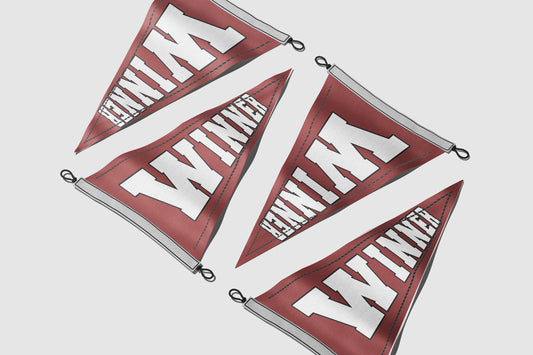 Print Sports Pennant Winner 62x24cm