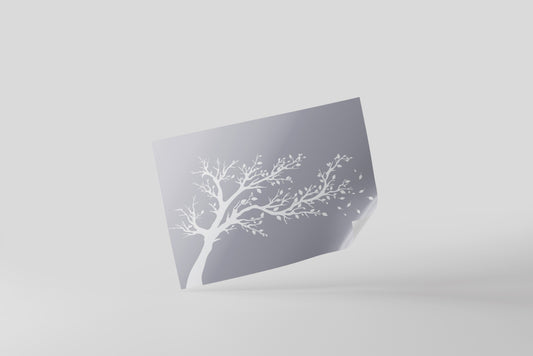 Print Nature Tree Purple Minimalist 28x21.5cm