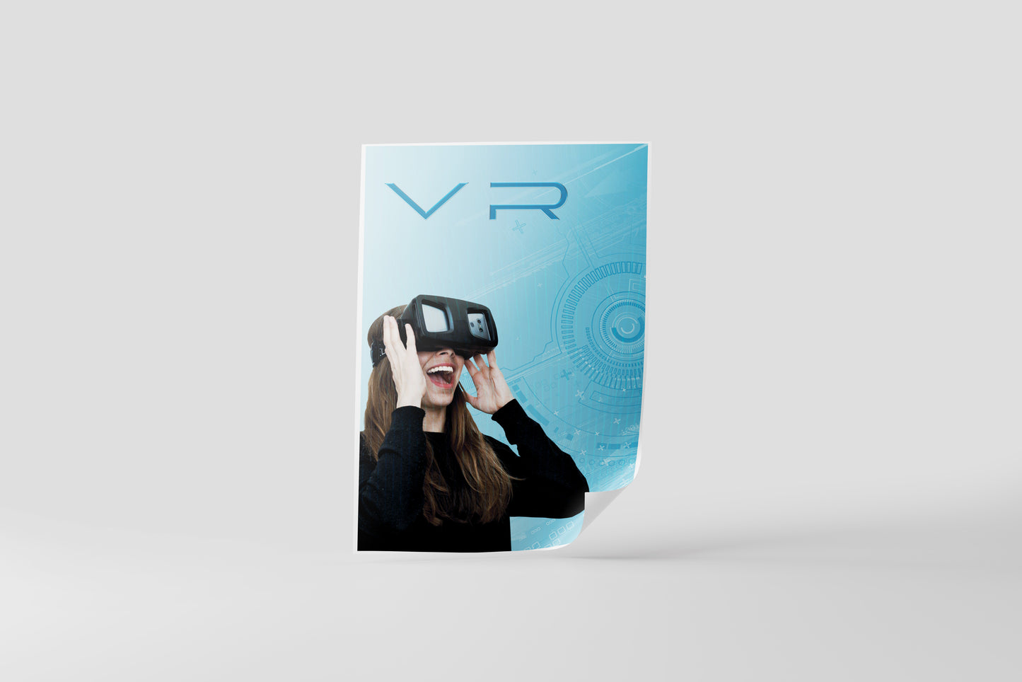 Print Technology Virtual Reality Advertisement 70.5x105cm