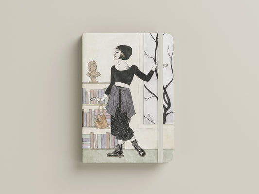 Print Woman Grunge Illustration 60x90cm