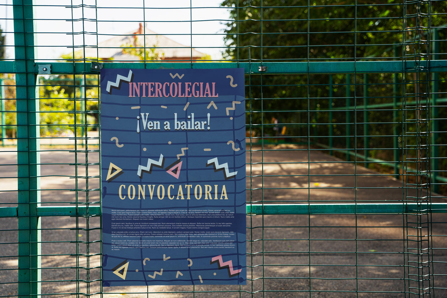 Print School Intercollegiate Call Advertisement 60x90cm