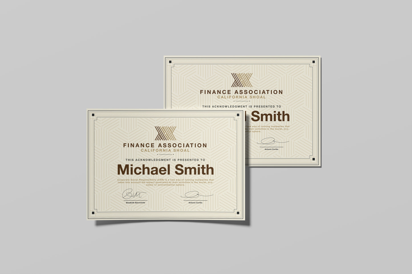 Prop Finance Associaation Diploma 29.7x21cm