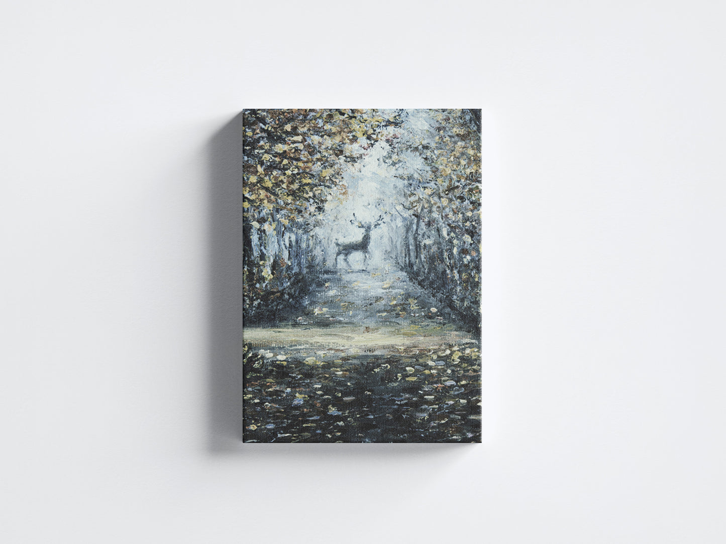 Print Nature Forest & Deer Paint 20x30cm