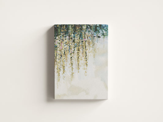Print Nature Glitter Leaves Falling Paint 40x50cm