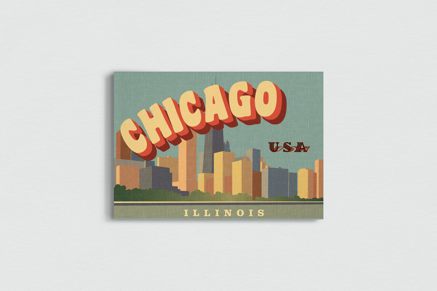 Print Chicago 15x10cm