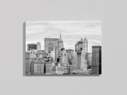Print Manhattan City Black & White Photography 90x70cm