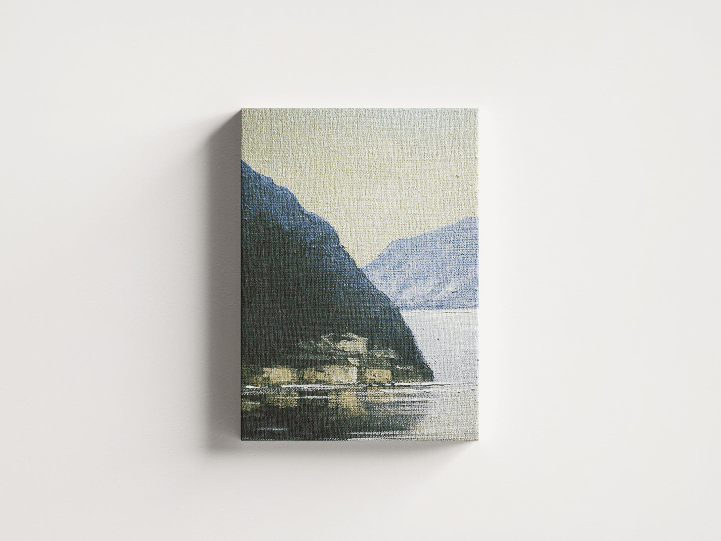 Print Nature Mountains Green Paint 20x25cm